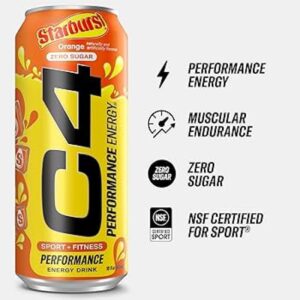 C4 Performance Energy Starburst Orange